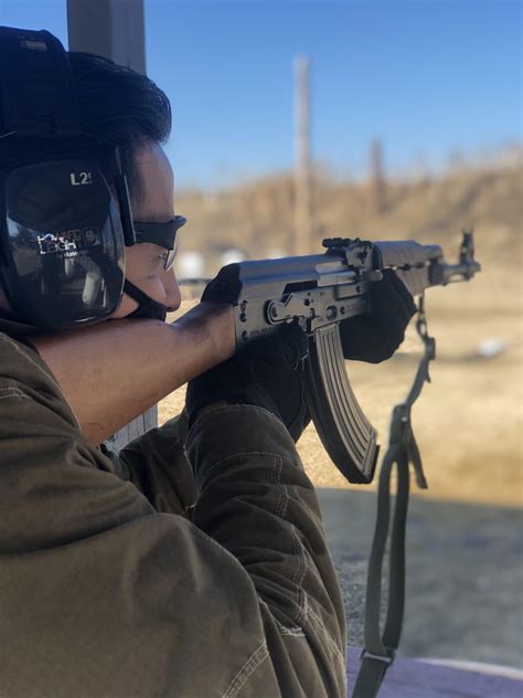 Brother’s first time shooting an AK! : r/ak47