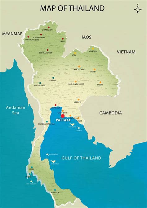 Location Map of Bangkok Pattaya for Tourists | About BTS Bangkok ...