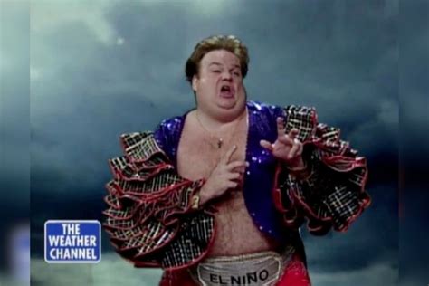 SNL Comedy Legend Chris Farley Tried To Warn Us About El Niño In 1997