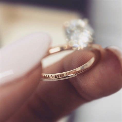 Everything You Need to Know About Engraving Your Wedding Rings—Plus, 60 ...