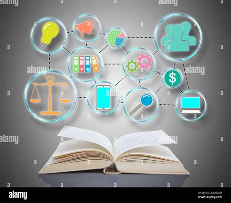 Business strategy concept above an open book Stock Photo - Alamy