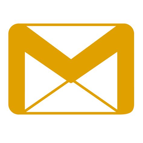 Icône Gmail jaune (logo png)