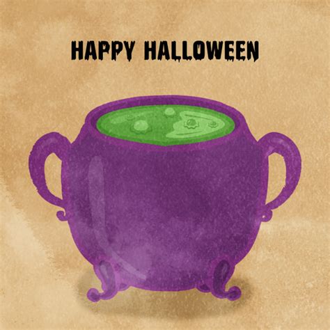 Halloween Pot For Witches - cute2u! A free Cute Illustration for Everyone!