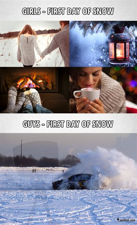 First day of snow - Meme Picture | Webfail - Fail Pictures and Fail Videos