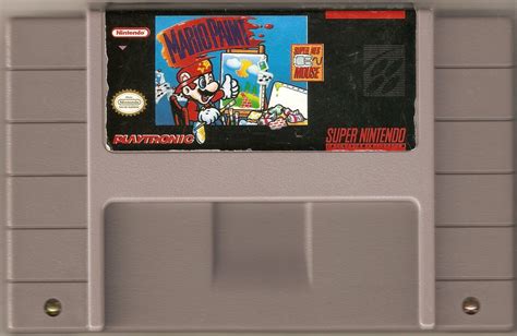 Mario Paint (1992) SNES box cover art - MobyGames