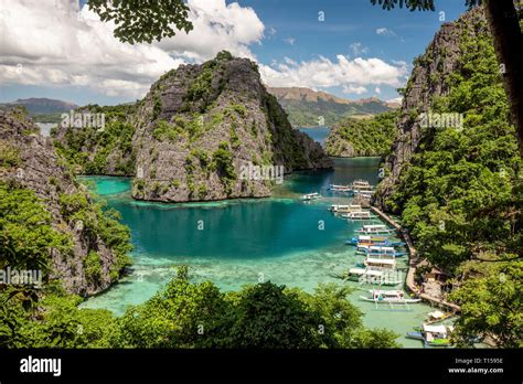 Philippines, Palawan, Coron Island, Kayangan Lake Stock Photo - Alamy