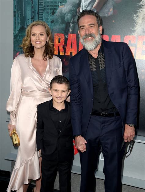 Jeffrey Dean Morgan and Hilarie Burton at Rampage Premiere | POPSUGAR ...