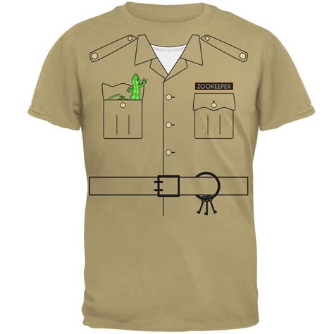 Halloween Zookeeper Costume Mens T Shirt - Walmart.com