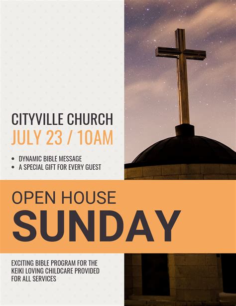 Church Event Flyer Template - Venngage