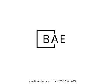 Bae Letter Initial Logo Design Vector Stock Vector (Royalty Free ...