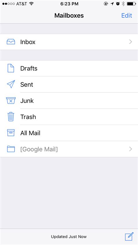 mail.app - Random [Google Mail] folder/label in iOS Mail after updating ...