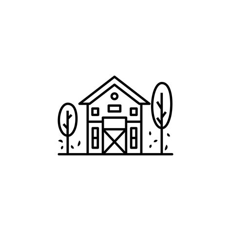 Barn vector icon 22565119 Vector Art at Vecteezy