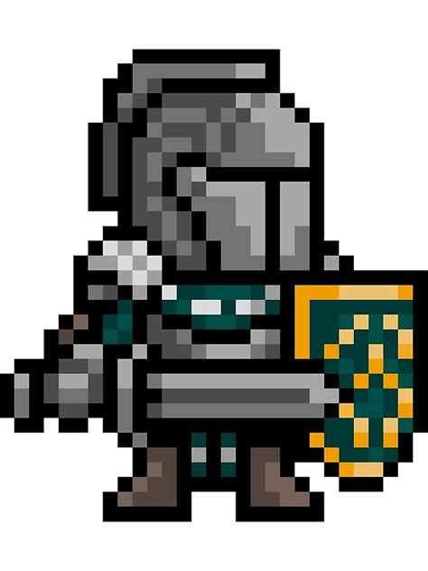 Medieval Knight Pixel Art