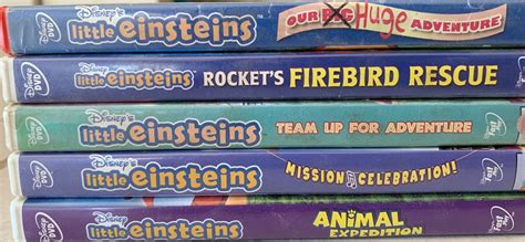 Little Einsteins DVDs (Our Huge Adventure, Rocket’s Firebird Rescue, Team Up For Adventure ...