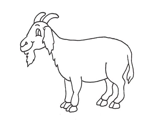 Cartoon Goat Drawing at GetDrawings | Free download