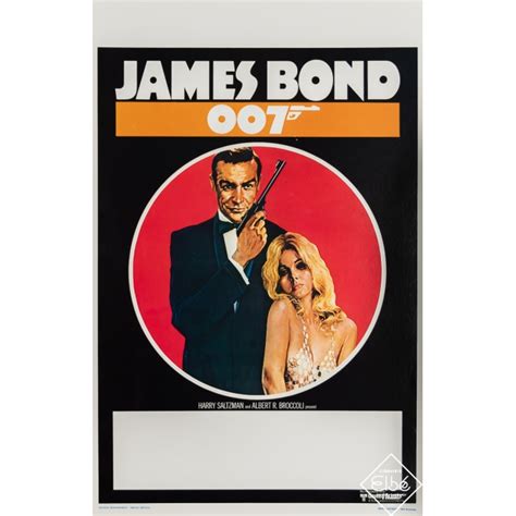 Vintage poster James Bond 007 - Festival by United Artists Circa 1970