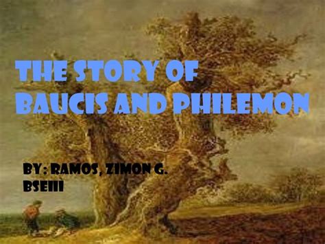 Greek Mythology: The story of Baucis and Philemon