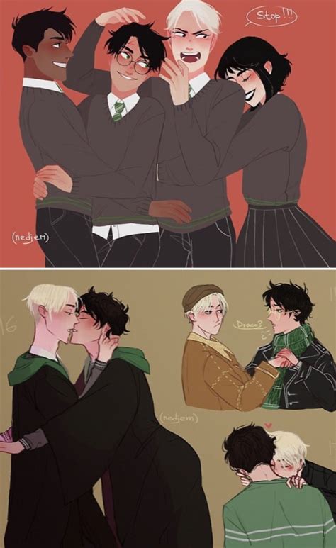 Slytherin drarry – Host Hotel Celebrate | Harry potter anime, Draco ...