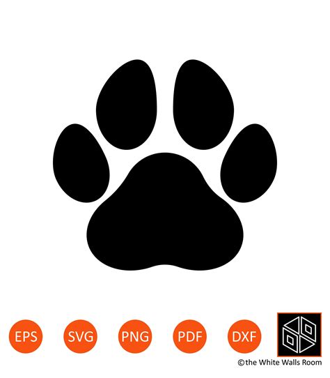 Paw Print SVG Paw SVG Dog Paw Cat Paw Paw Print Clip - Etsy Canada