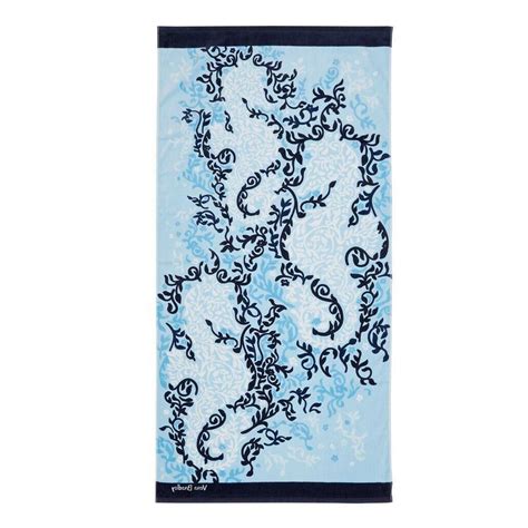 Vera Bradley Beach Towel Seahorse Stamp Pattern Brand