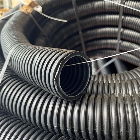 Black Electric Duct Coil 63mm x 50m - Ducting Pipe - David Musson Fencing Ltd