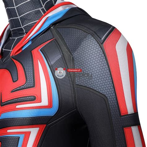 Spiderman Costume Spider-Man PS5 Miles Morales 2099 Cosplay Suit - CCosplay.com