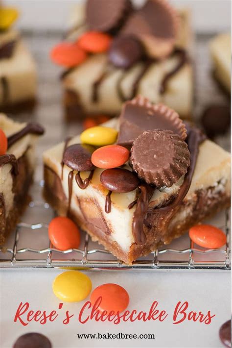 Reese’s Cheesecake Bars | Recipe | Reeses cheesecake bars, Yummy food dessert, Cheesecake bars