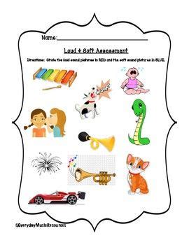 Loud Soft Sounds Worksheets Kindergarten - Worksheet Math