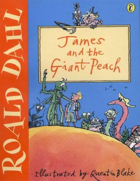 James And The Giant Peach Back Book Cover