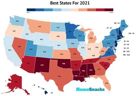 Best States To Live In America For 2021