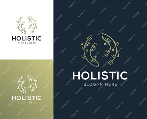 Premium Vector | Holistic medical and health wellness logo design ...