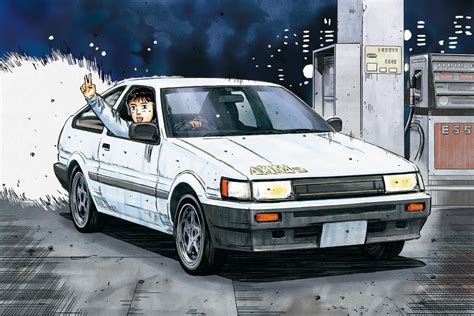 Initial D Itsuki Takeuchi's AE85 Toyota Levin 1/24 Scale Model Kit– USA Gundam Store