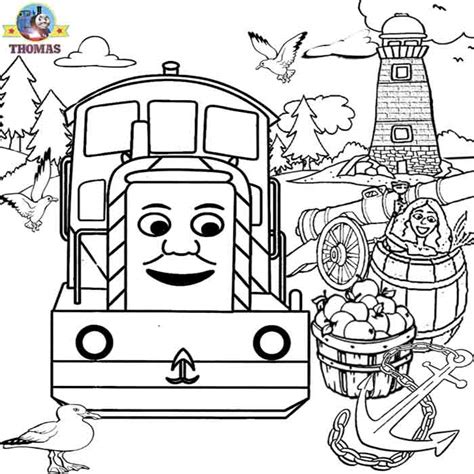 thomas the tank engine coloring - Clip Art Library