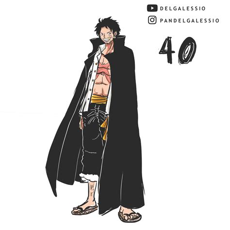 Road to the Pirate's King crew part 9: Monkey D. Luffy - age 40 : r/OnePiece