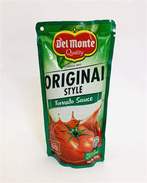 Del Monte ORIGINAL Tomato Sauce 250g SMALL — Yin Yam Food and Beverage ...