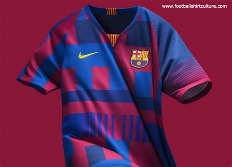 Barcelona x Nike 20th Anniversary Mash-Up Jersey - Football Shirt ...