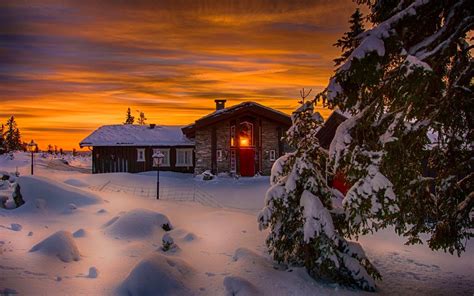 Most Beautiful Winter House - 1920x1200 Wallpaper - teahub.io