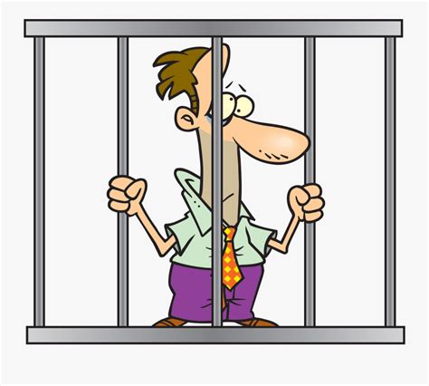 Person Behind Bars Cartoon , Free Transparent Clipart - ClipartKey