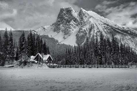 Emerald Lake Winter | Emerald Lake, Yoho National Park, Canada | Kelly ...