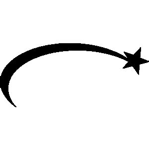 Shooting Star Clipart Black And White - ClipArt Best