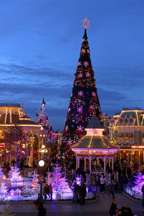 Disneyland Paris, Disney's Enchanted Christmas - Christmas Tree With ...