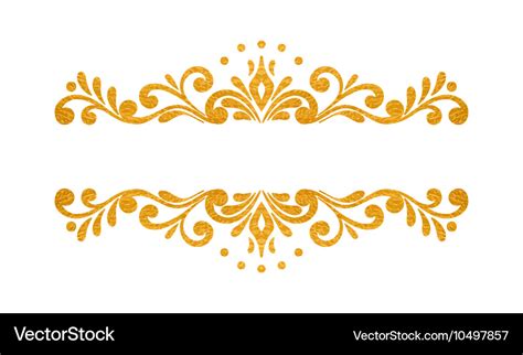 Gold Vector Border