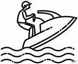 Jet Ski coloring Page  Free Printable Coloring Pages sketch template