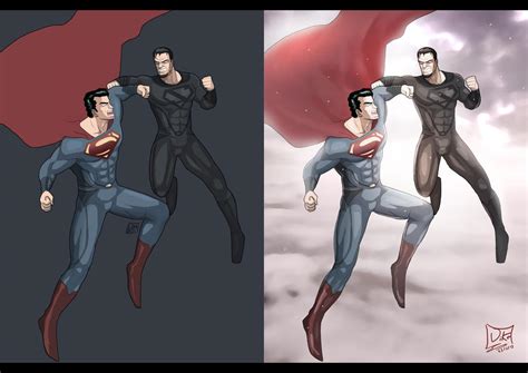 MAN OF STEEL Superman vs General Zod by SandikaRakhim on DeviantArt