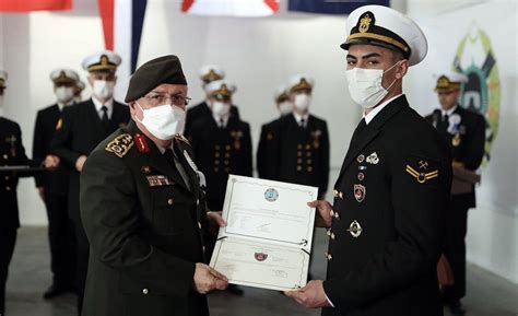 Turkish chief of general staff gives his diploma to newly graduated SAT ...