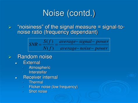 PPT - Noise Figure, Noise Factor and Sensitivity PowerPoint ...