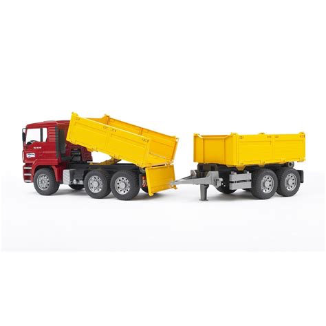 Bruder Toys MAN Construction Dump Truck Trailer TGA 02756 Toy | eBay