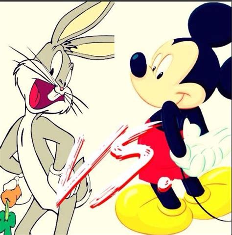 BUGS BUNNY VS. MICKEY MOUSE! | Cartoon Amino