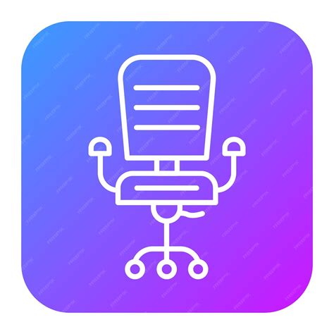 Premium Vector | Desk Chair Vector Illustration