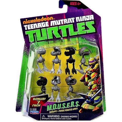 Teenage Mutant Ninja Turtles Mousers 7-Pack Action Figures - Walmart.com - Walmart.com